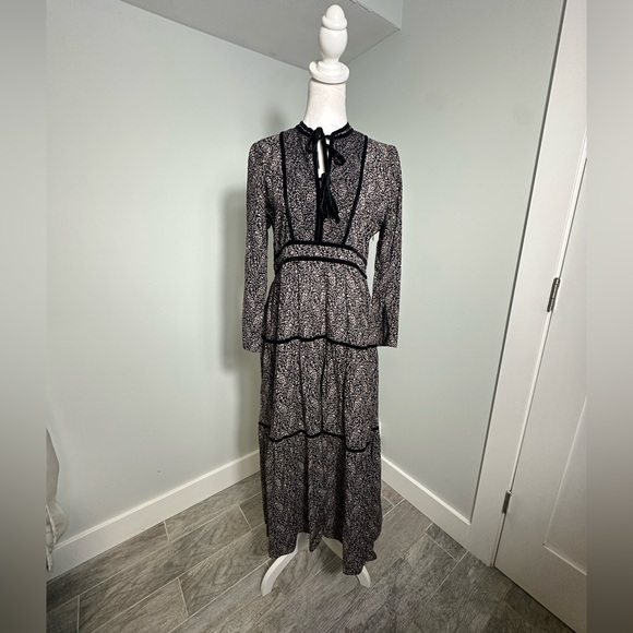 Doen Elix Black Prairie Paisley Dress in Small - Picture 5 of 16
